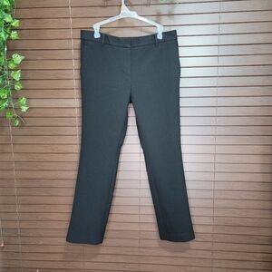 Ann Taylor Petite Midrise Straight Leg Women's Black Dress Pants Size 10P